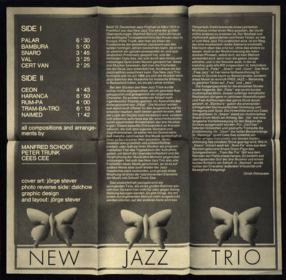 New Jazz Trio : Page One (LP, Album)