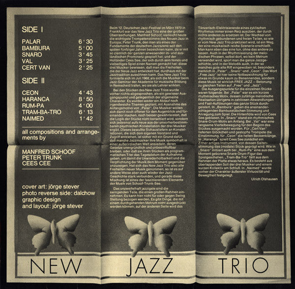 New Jazz Trio : Page One (LP, Album)