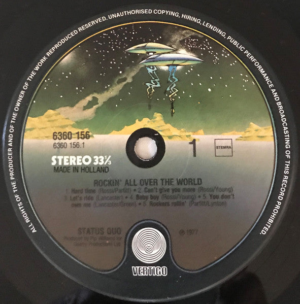 Status Quo : Rockin' All Over The World (LP, Album)