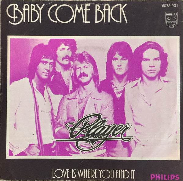 Player (4) : Baby Come Back (7", Single)
