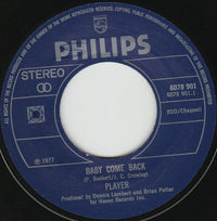 Player (4) : Baby Come Back (7", Single)