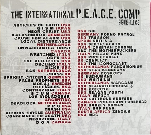 Various : P.E.A.C.E. War (2xCD, Comp, RE)