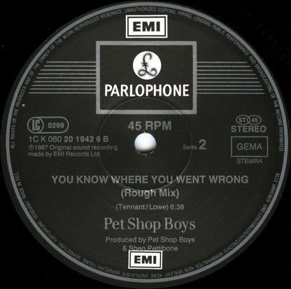 Pet Shop Boys : It's A Sin (Remix) (12", Maxi)