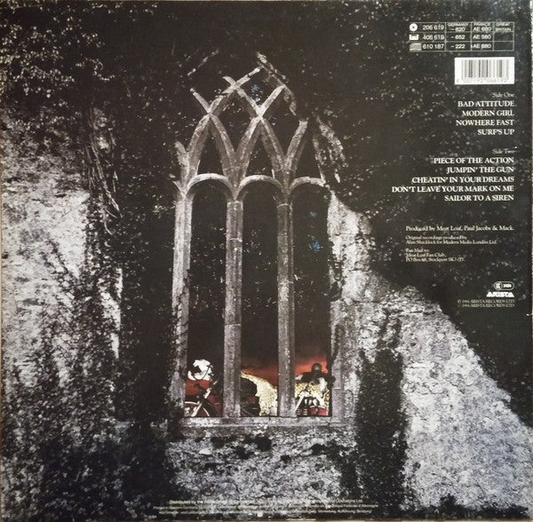 Meat Loaf : Bad Attitude (LP, Album)