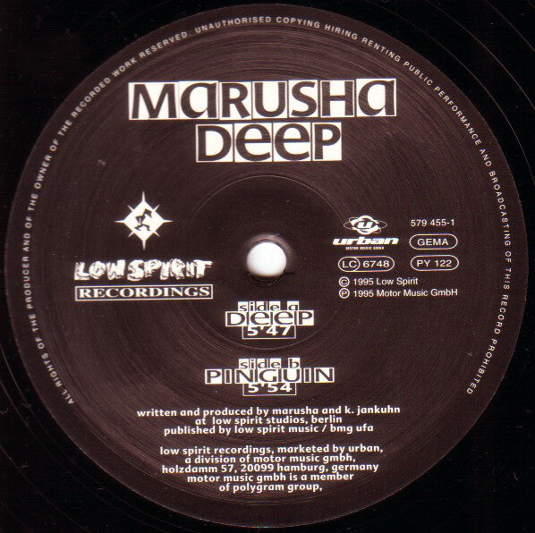Marusha : Deep (12")