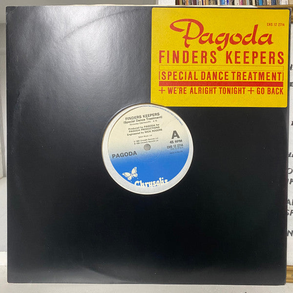 Pagoda (3) : Finders Keepers (12", Single)