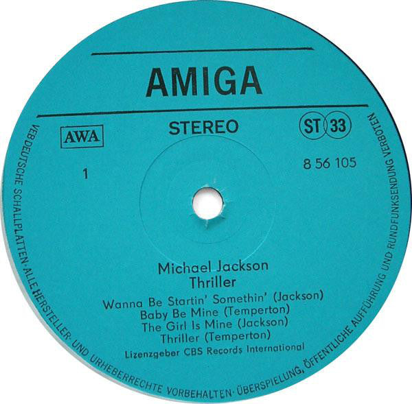 Michael Jackson : Thriller (LP, Album, RE)