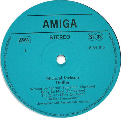 Michael Jackson : Thriller (LP, Album, RE)