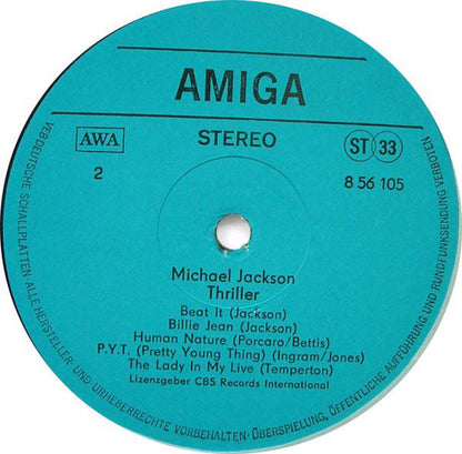 Michael Jackson : Thriller (LP, Album, RE)