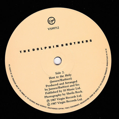 The Dolphin Brothers : Second Sight (12", Single)