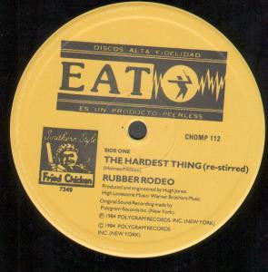 Rubber Rodeo : The Hardest Thing (Extended Version) (12", Single, S/Edition)
