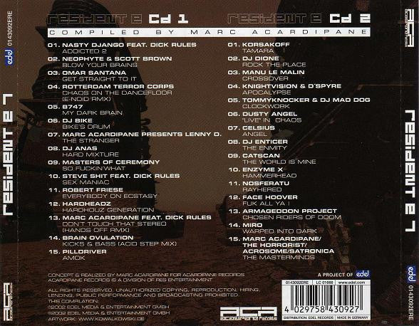 Various : Resident E - The Best In Hardcore, Gabber & Rave! - Episode 7 (2xCD, Comp)