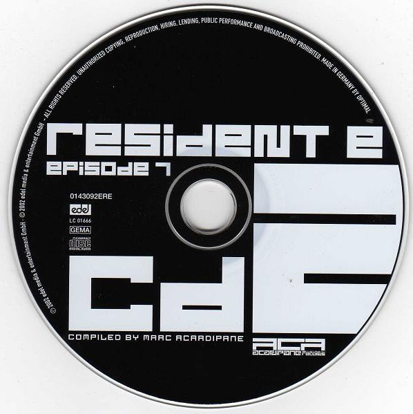 Various : Resident E - The Best In Hardcore, Gabber & Rave! - Episode 7 (2xCD, Comp)