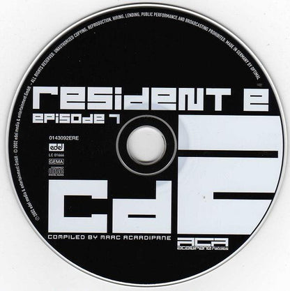 Various : Resident E - The Best In Hardcore, Gabber & Rave! - Episode 7 (2xCD, Comp)