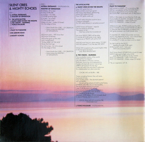 Eloy : Silent Cries And Mighty Echoes (LP, Album, UK )