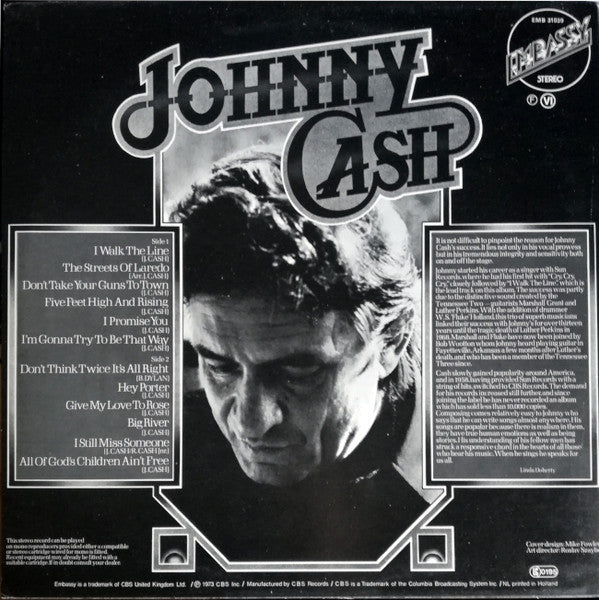 Johnny Cash : Johnny Cash (LP, Comp)