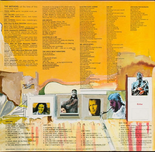 The Mothers Of Invention* : Uncle Meat (2xLP, Album)