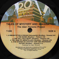 The Alan Parsons Project : Tales Of Mystery And Imagination (LP, Album, RE)