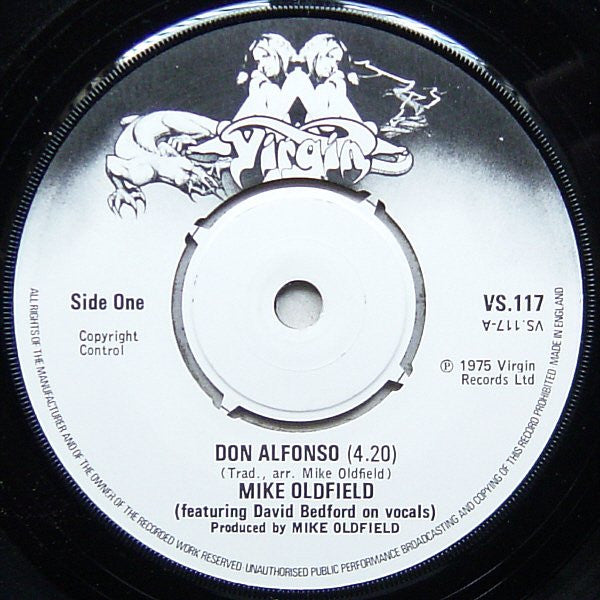 Mike Oldfield : Don Alfonso (7", Single)