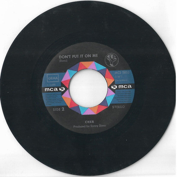 Cher : The Way Of Love / Don't Put It On Me (7", Single)