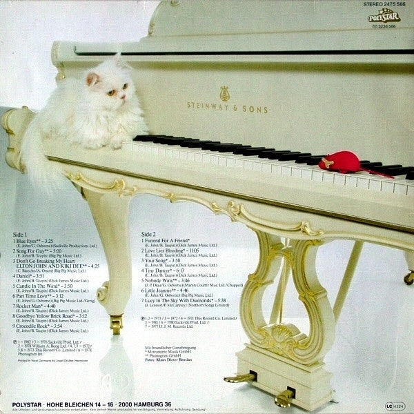 Elton John : Your Songs (Die Grosse Edition Seiner Romantischen Welthits) (LP, Comp)