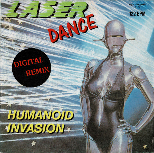 Laserdance : Humanoid Invasion (Digital Remix) (12", Maxi, Yel)