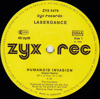 Laserdance : Humanoid Invasion (Digital Remix) (12", Maxi, Yel)