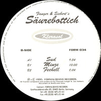 Fanger & Siebert 's Säurebottich : Klerasol (12")