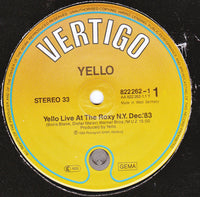 Yello : Live At The Roxy N.Y. Dec 83 (12", S/Sided, Ora)