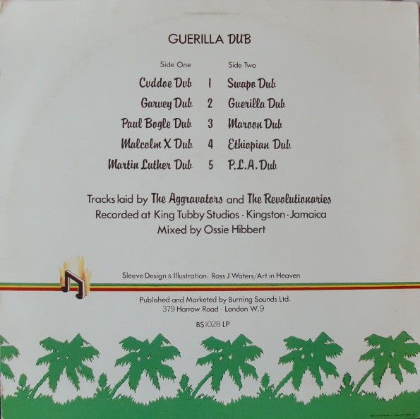The Aggravators* & The Revolutionaries : Guerilla Dub (LP, Album)