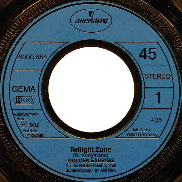 Golden Earring : Twilight Zone (7", Single)