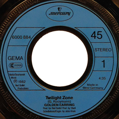 Golden Earring : Twilight Zone (7", Single)
