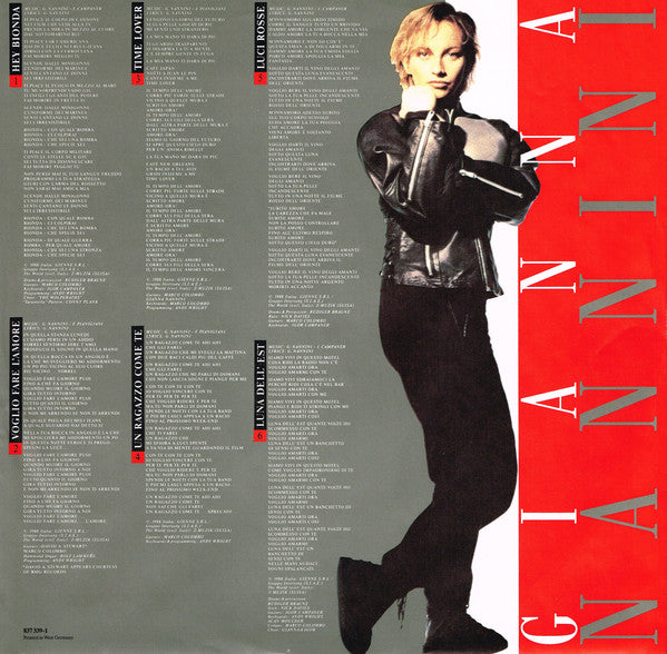Gianna Nannini : Malafemmina (LP, Album)