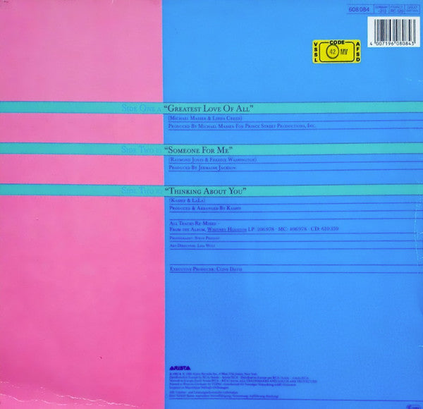 Whitney Houston : Greatest Love Of All (12", Maxi)