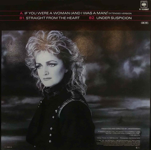 Bonnie Tyler : If You Were A Woman (And I Was A Man) (12", Maxi)