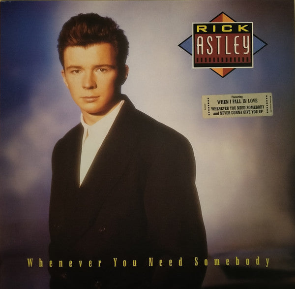 Rick Astley : Whenever You Need Somebody (LP, Album)