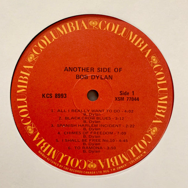 Bob Dylan : Another Side Of Bob Dylan (LP, Album, RE)