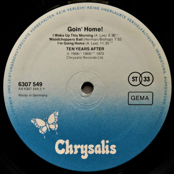 Ten Years After : Goin' Home! (LP, Comp, RE)
