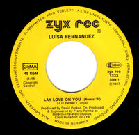 Luisa Fernandez : Lay Love On You (Remake '87) (7", Rem)