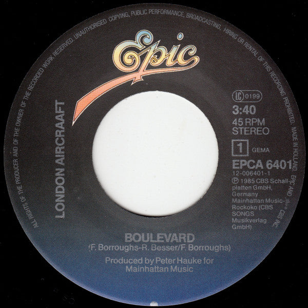 London Aircraaft : Boulevard (7", Single)