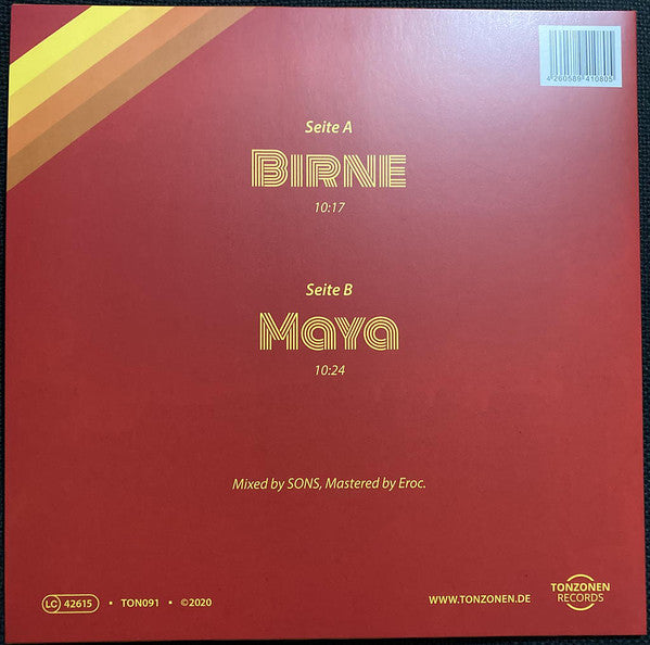 Sounds Of New Soma : Birne / Maya (10", EP, Ltd, Yel)