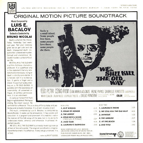 Luis Bacalov : We Still Kill The Old Way (Original Motion Picture Soundtrack) (LP)