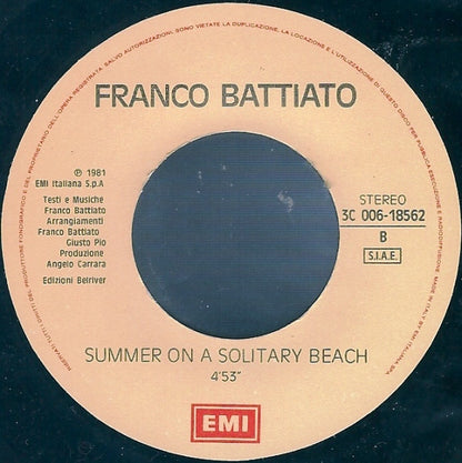 Franco Battiato : Bandiera Bianca (7")