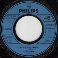 Ken Boothe : Everything I Own (7", Single)