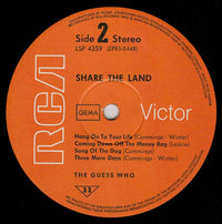 The Guess Who : Share The Land (LP, Album, Gat)