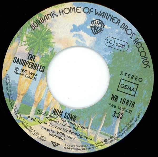 The Sandpebbles* : Don't Stop De Carnival (Calypso Medley) (7", Single)