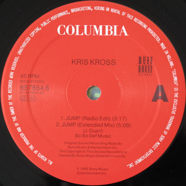 Kris Kross : Jump (12")
