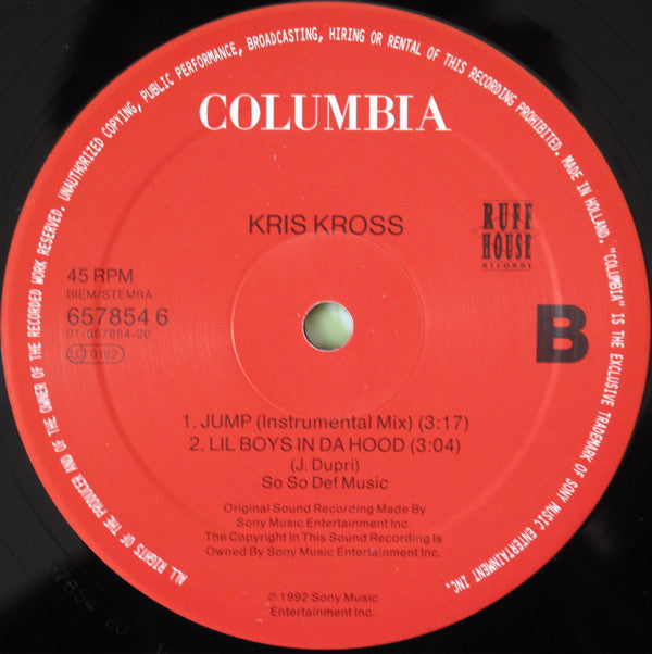 Kris Kross : Jump (12")