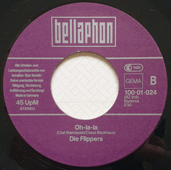 Die Flippers : Bleib Mir Treu (7", Single)