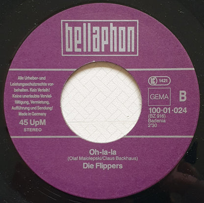 Die Flippers : Bleib Mir Treu (7", Single)